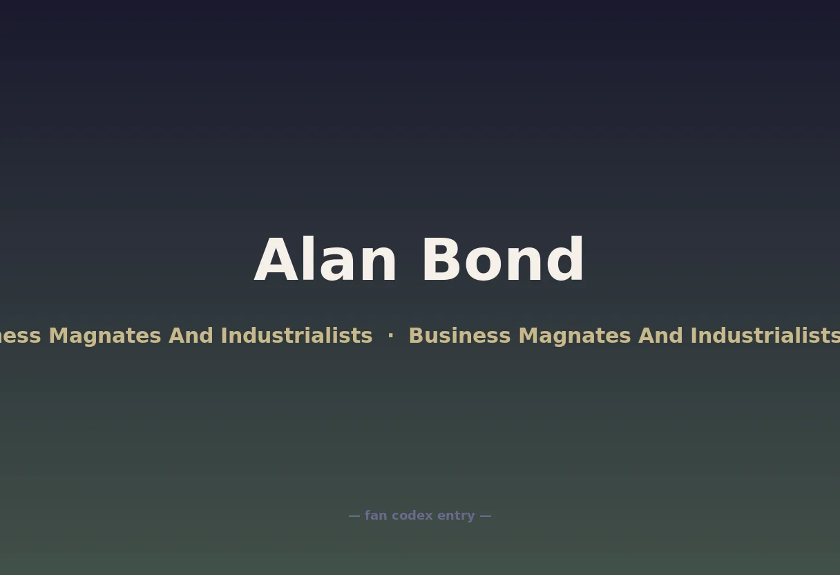 Alan Bond