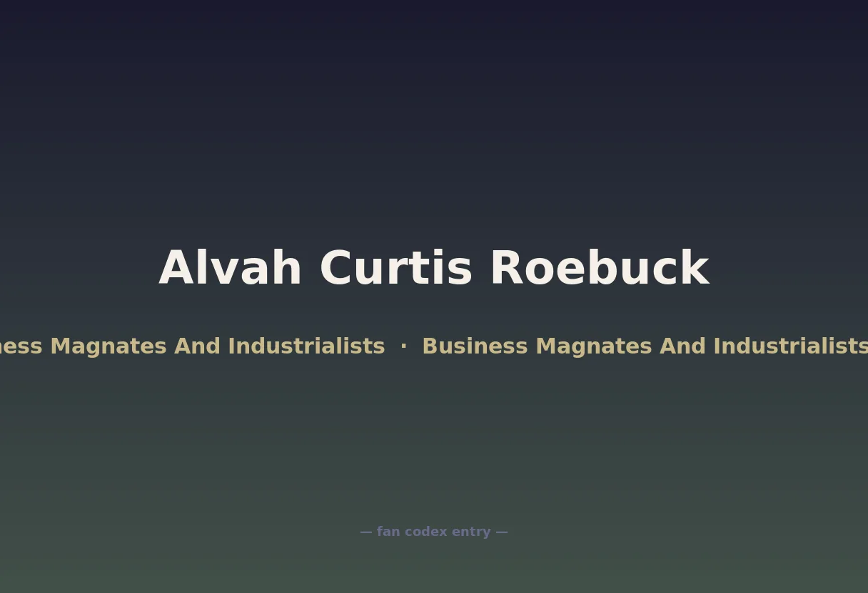Alvah Curtis Roebuck