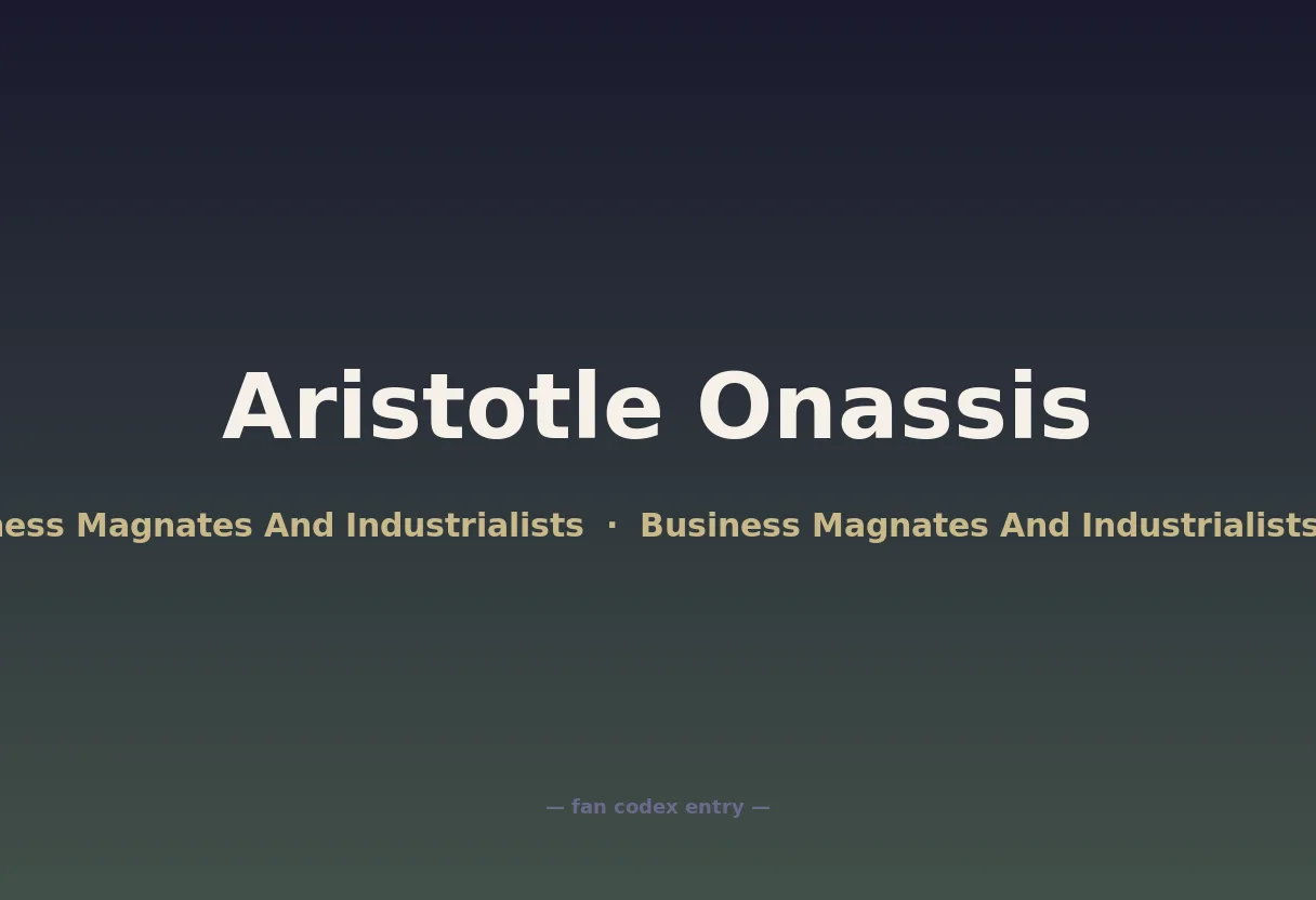 Aristotle Onassis