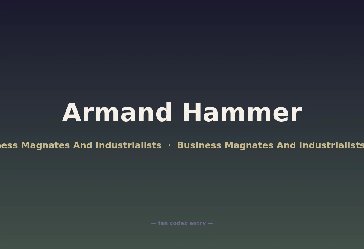 Armand Hammer